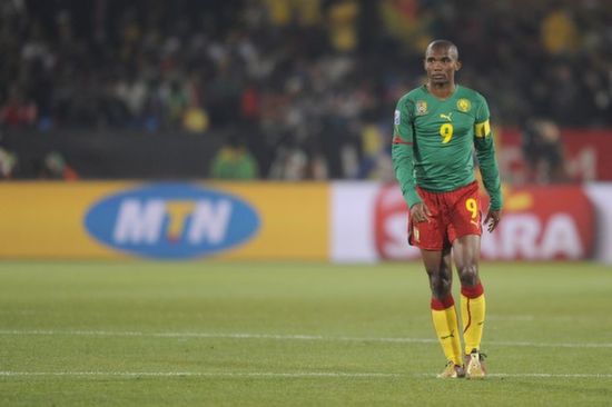 Samuel Etoo of Cameroon