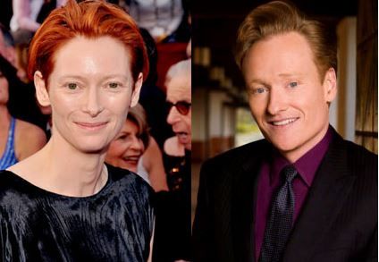 Tilda-Swinton-and-Conan-OBrien