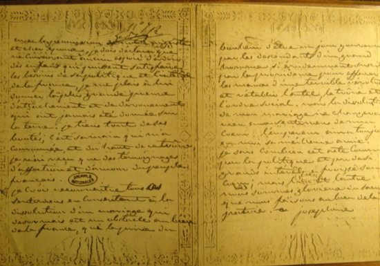 1809 - Lettre de joséphine a Napoleon