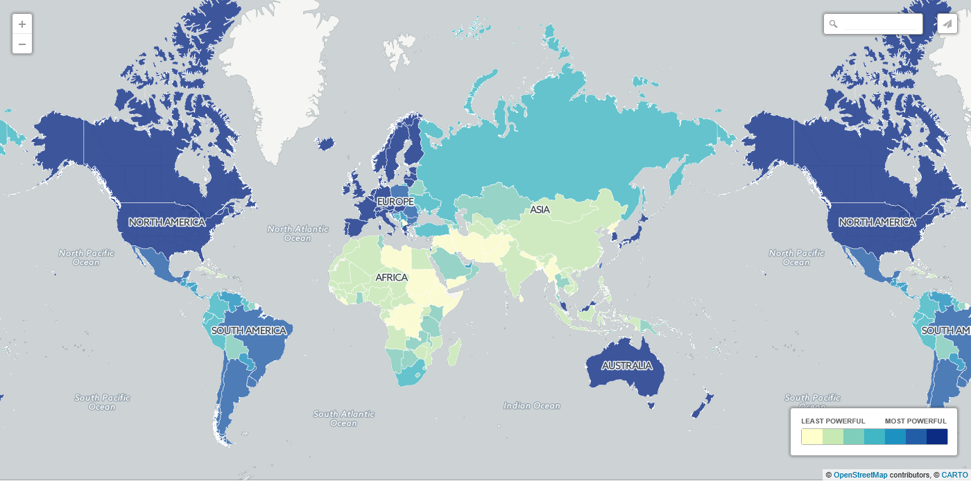 Telegraph Travel Maps